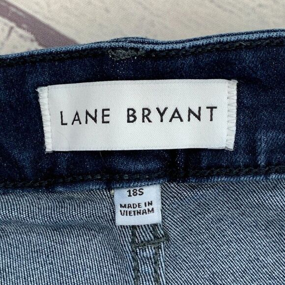 Lane Bryant sz 18 S High Rise Straight Flex Magic Waistband Inseam 27.5" - Picture 9 of 11